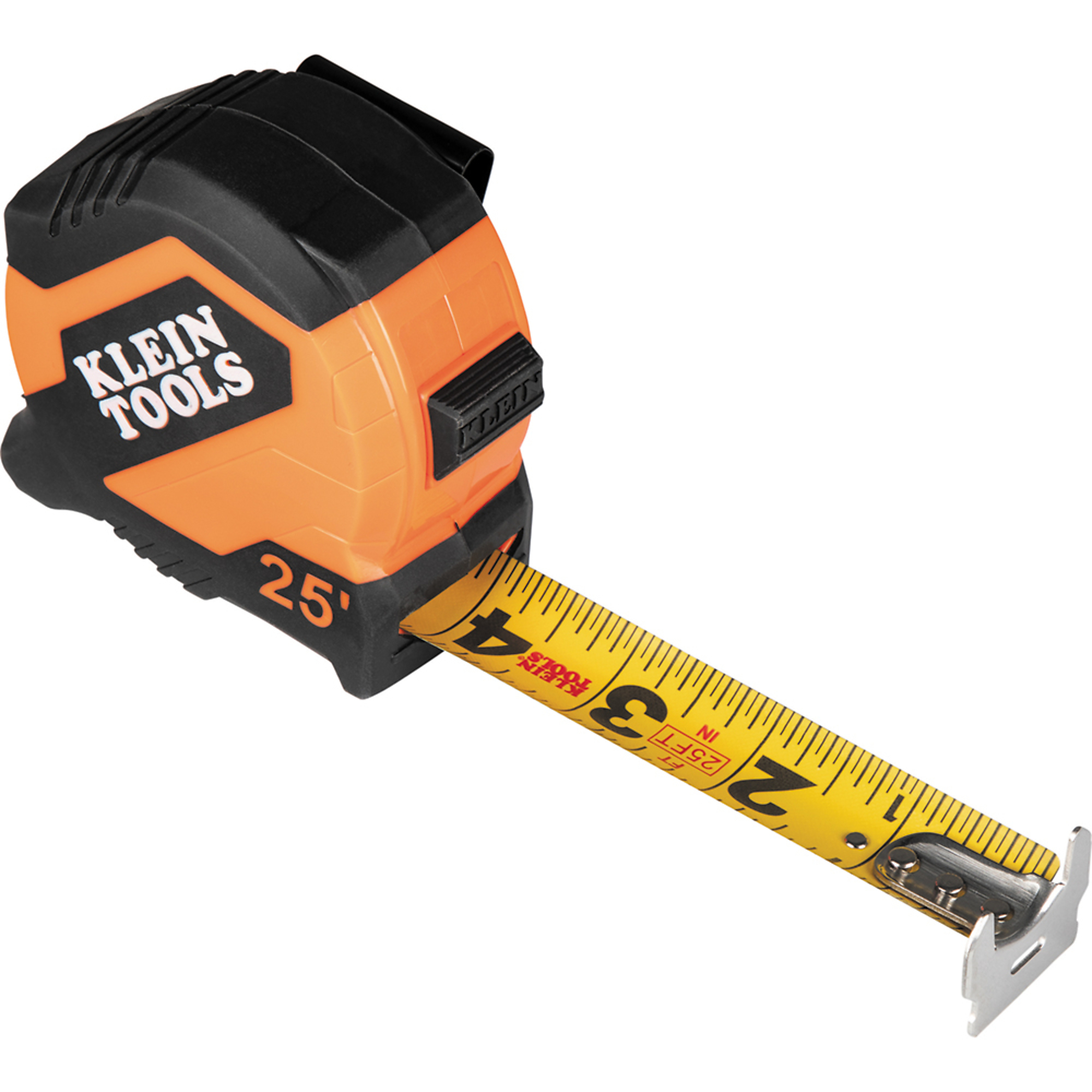 Klein Tools, Tape Measure, 25ft. Compact, Double-Hook, Length 25 ft, Measures Up To 25 ft, Model# 9525